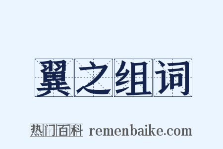 翼之组词是什么意思的图片